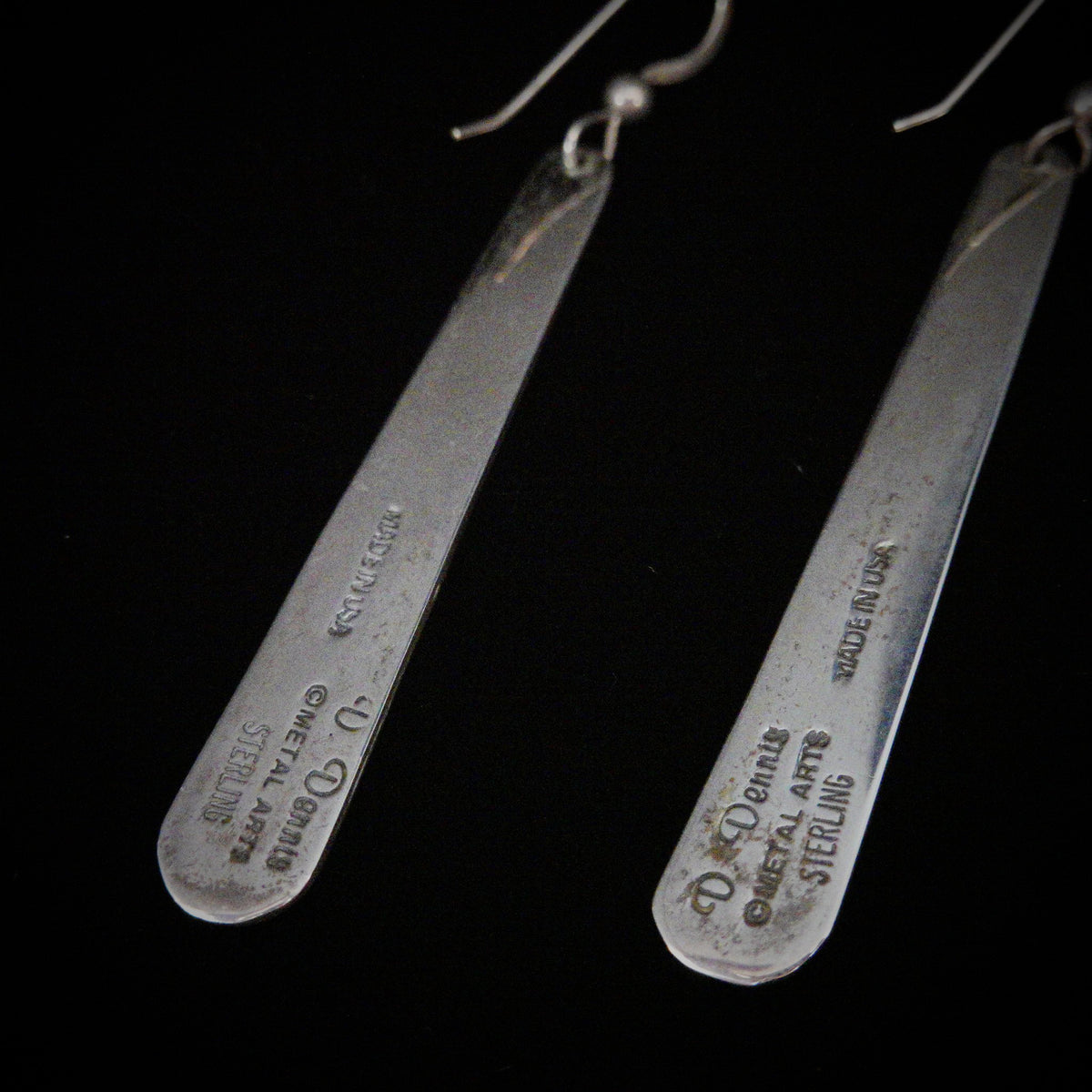 Vintage Silver Danny Dennis Metal Arts Pacific Coast Inlay