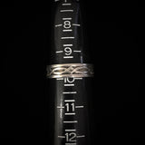 Vintage Silver Mens Band Ring