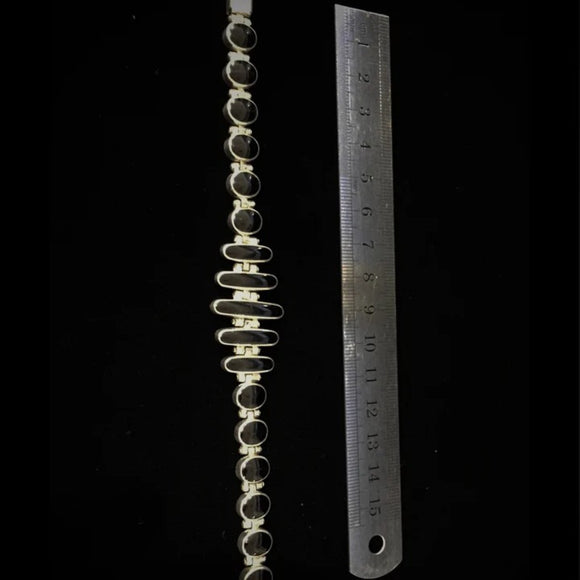 メキシカン シルバー ヴィンテージ ブラック オニキス ブレスレット