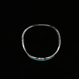 Mexican Silver Vintage ATI Hallmark Turquoise Cuff Bracelet