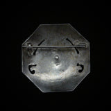 Vintage Peruvian Silver & Gold Tumi Brooch