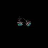 Pendientes Zuni Nativos Americanos Plata Turquesa