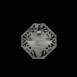Vintage Guatemala Mayan Silver & Gold Brooch & Pendant
