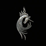 Sterling Silver Unicorn Horse Abstract Pendant