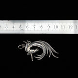 Sterling Silver Unicorn Horse Abstract Pendant
