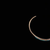 Vintage Sterling Silver Navajo Turquoise Cuff Bracelet