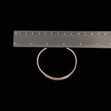 Vintage Sterling Silver Navajo Turquoise Cuff Bracelet