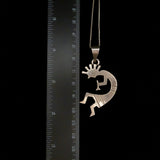 Colgante Kokopelli de plata nativo americano hopi