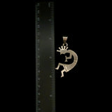 Colgante Kokopelli de plata nativo americano hopi