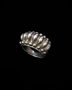 Vintage Solid Silver Dome Ring