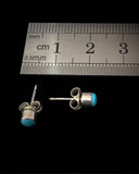 Pendientes Zuni Nativos Americanos Plata Turquesa
