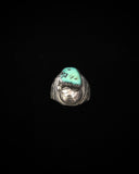 Anillo turquesa vintage navajo para hombre