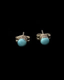 Pendientes Zuni Nativos Americanos Plata Turquesa
