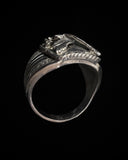 Native American Vintage S Ray Silver Eagle Biker Ring