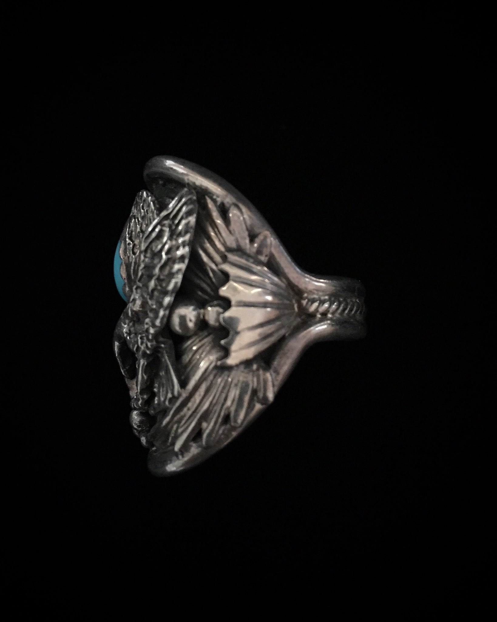 Black Hills Gold Eagle on Sterling Silver Onyx Ring for Men | Cabela's