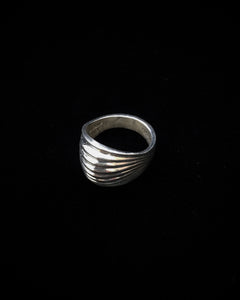 Mexican Silver Vintage Ridges Ring